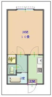 ルバンヴェール山北I【4階】の間取り