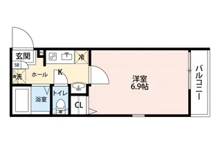 グランクオール大島【2階】の間取り