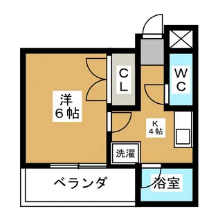 マーメイド【2階】の間取り