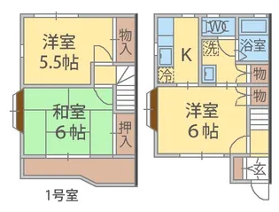 プロスペール・セイワB館の間取り