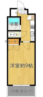 スカラコート麻布十番【8階】の間取り