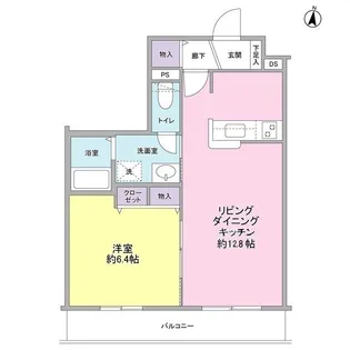 アムール大岡山【3階】の間取り