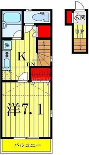 ハイムプリマヴェーラ【2階】の間取り