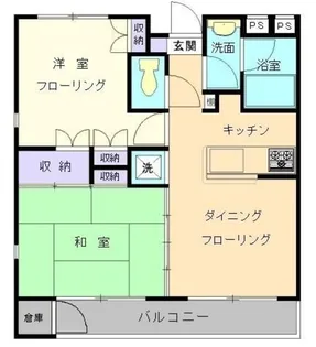 O2境【1階】の間取り