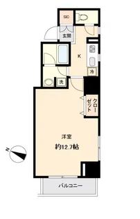 KDX定禅寺通レジデンス【11階】の間取り