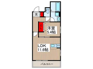 ルッソ東浦和【3階】の間取り