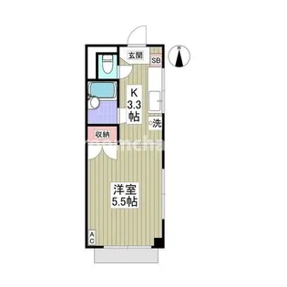 ヒルズ白楽I【3階】の間取り
