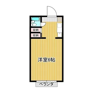 コーポタカハタ【1階】の間取り