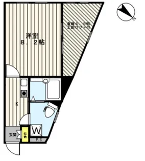 サン・デ・クレセール【1階】の間取り