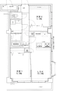 リーヴェルステージ横浜Neo【4階】の間取り