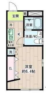 レガリア鶴見中央【2階】の間取り
