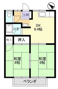 ホワイトハイツ【2階】の間取り