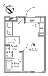 JVC Residence Minowa【5階】の間取り