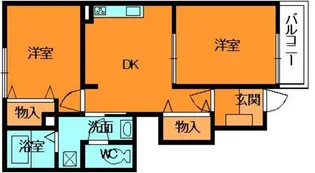 ネオ・ブローテA【1階】の間取り