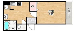パルディナカダ【1階】の間取り