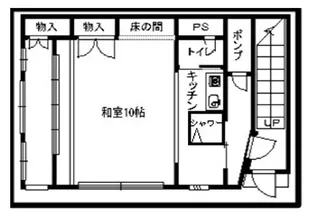 朝日ビル【1階】の間取り
