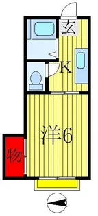 パールハイツ【1階】の間取り