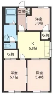 シャルマンK【2階】の間取り