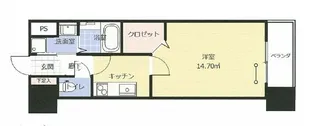 アークデュオ福島万世町【4階】の間取り