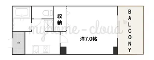 ディアハイム鴻池【3階】の間取り