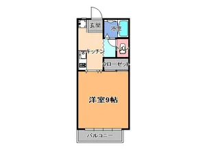 サンライズ清原台【1階】の間取り
