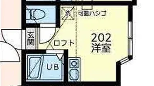 ユナイト浅田マイティージョー【2階】の間取り