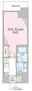 リージア門前仲町【6階】の間取り