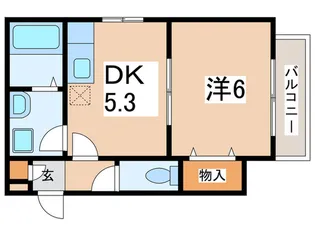 コニット武庫之荘【2階】の間取り