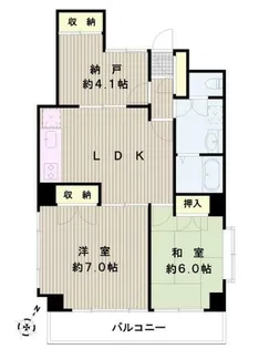 ローレル小石川【3階】の間取り