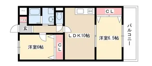 アーバンコートS1【1階】の間取り