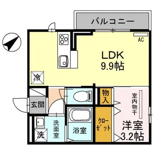 アヴニール12【2階】の間取り