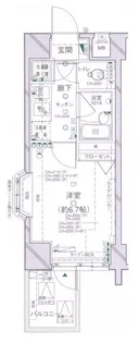 パレステュディオ早稲田【5階】の間取り