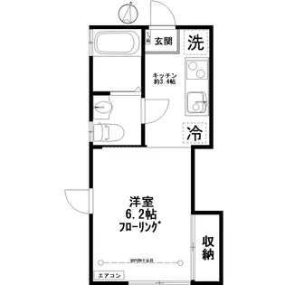 WEST COURT【1階】の間取り