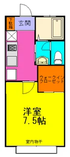 メゾン・ド・カナルC棟【2階】の間取り