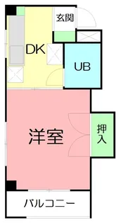第1厚英ビル【2階】の間取り