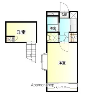 ウェルネス石坂【2階】の間取り