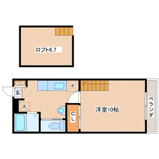 WizBox01【2階】の間取り