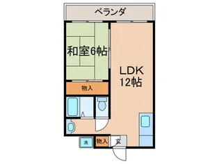 グリ-ンヒル木幡【3階】の間取り
