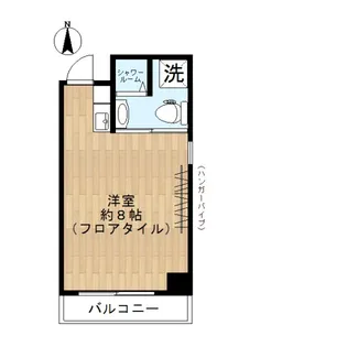 グリンデル五反田【7階】の間取り