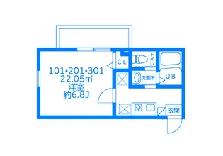 BEYOND菊名【1階】の間取り