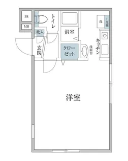 MODULOR中野新橋WEST【2階】の間取り