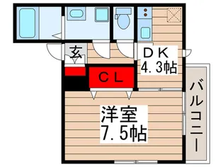 ハ-ベストヒルズ高柳【3階】の間取り
