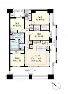 パークシティ新浦安【7階】の間取り