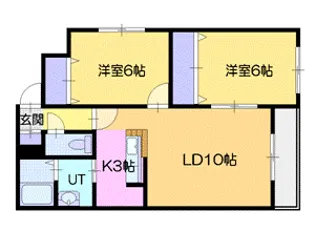Cute(キュート)【1階】の間取り