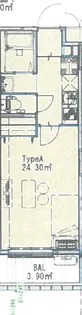 加藤西里平良マンション【3階】の間取り