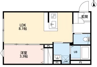 robot home 東綾瀬【2階】の間取り