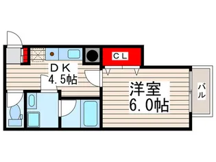 プレジ-ル・M【2階】の間取り