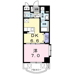 盛キャラバン【5階】の間取り