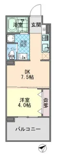 POTHOS呉三条【9階】の間取り