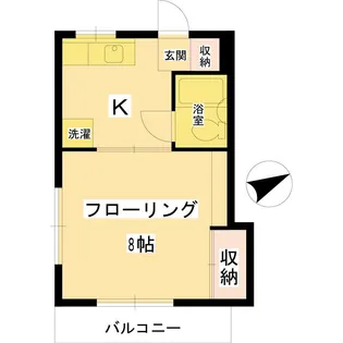 第2石坂荘【2階】の間取り